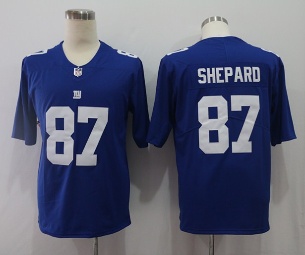 Men's New York Giants Sterling Shepard Blue Game Player Jersey