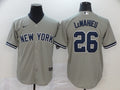 Men's New York Yankees DJ LeMahieu Gray Replica Baseball Jersey