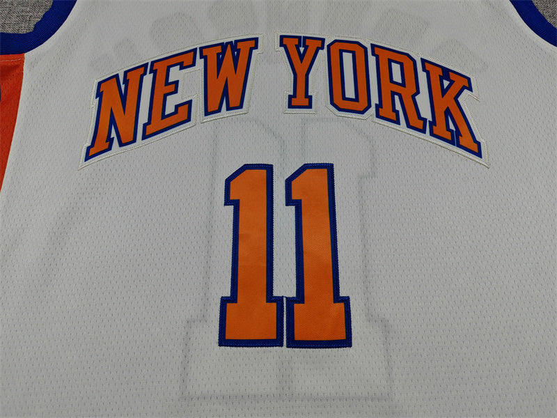 Men's New York Knicks Jalen Brunson White 2025/26 Swingman Jersey - City Edition