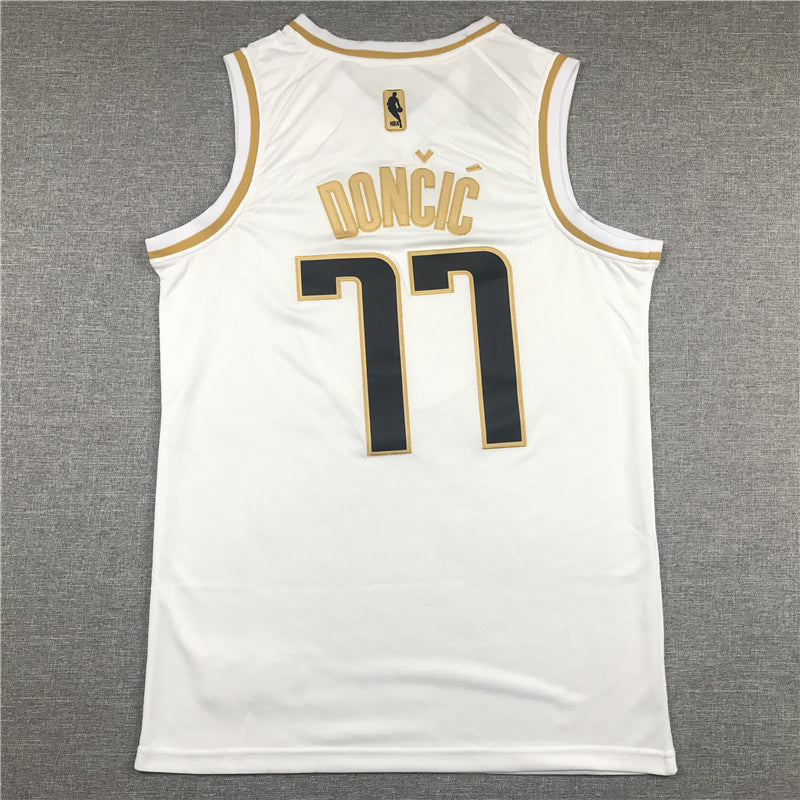 Men's Dallas Mavericks Luka Doncic White Replica Jersey