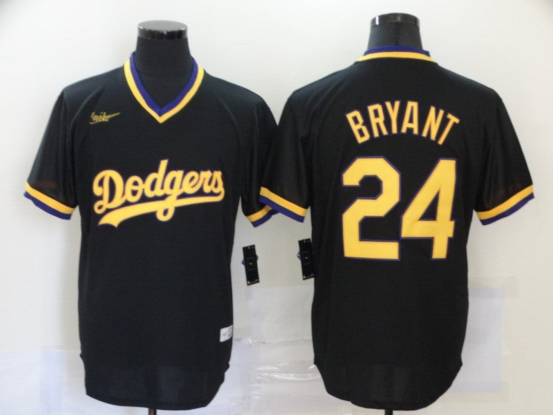 Men's Los Angeles Dodgers Kris Bryant Black Stitched Jersey