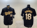 Men's Los Angeles Dodgers Yoshinobu Yamamoto Black Game Jersey