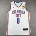 Men's Oklahoma City Thunder Jalen Williams White Swingman Jersey - Association Edition