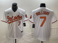 Men's Baltimore Orioles Jackson Holliday White Home Limited Player Jersey