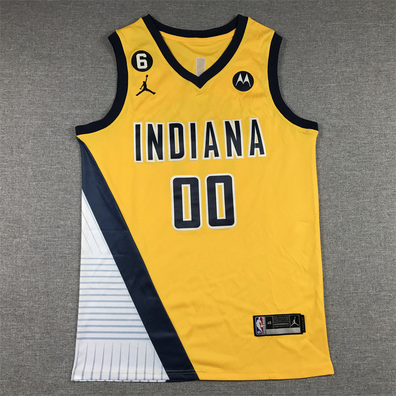 Men's Indiana Pacers Bennedict Mathurin Yellow 2022/23 Swingman Jersey - Statement Edition