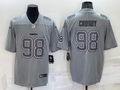 Men's Las Vegas Raiders Maxx Crosby Gray Atmosphere Fashion Game Jersey