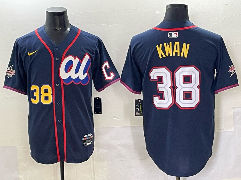 Men's American League Steven Kwan Navy 2025 All-Star Edition Limited Player Jersey