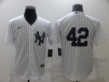 Men's New York Yankees Mariano Rivera White Replica Player Name Jersey