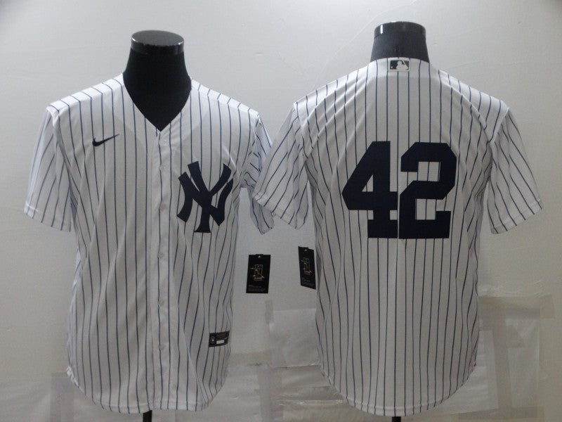Men's New York Yankees Mariano Rivera White Replica Player Name Jersey