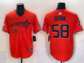 Men's Houston Astros Hunter Brown Orange 2025 City Connect Limited Player Jersey