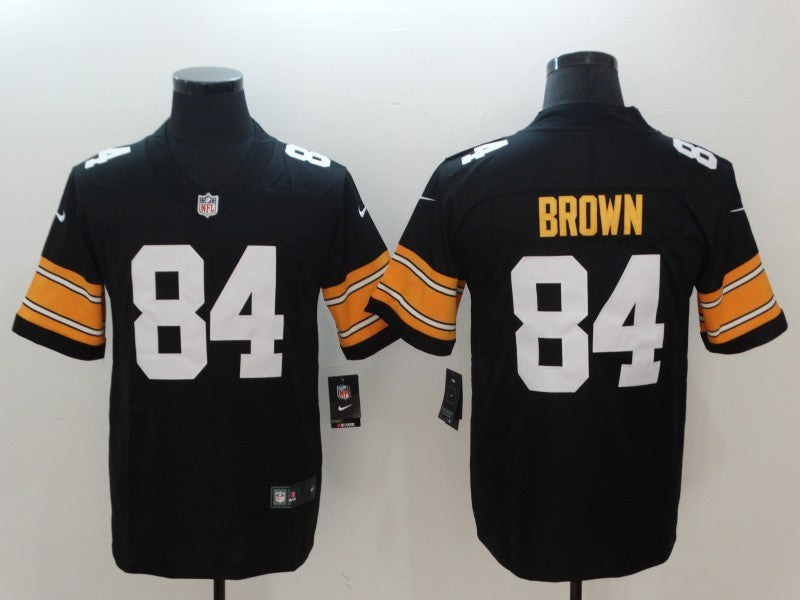 Men's Pittsburgh Steelers Antonio Brown Black Player Game Jersey