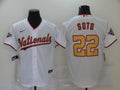 Men's Washington Nationals Juan Soto White Replica Player Jersey