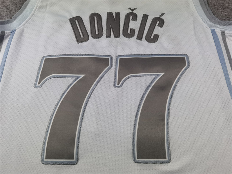 Men's Dallas Mavericks Luka Doncic White 2024/25 Swingman Player Jersey - City Edition