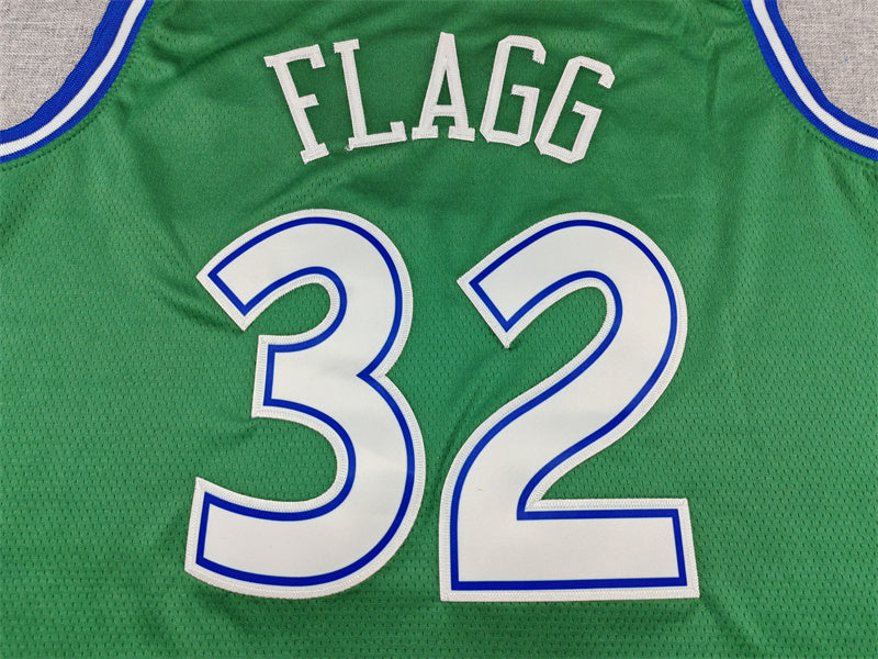 Men's Dallas Mavericks Cooper Flagg Green Swingman Jersey - Classic Edition