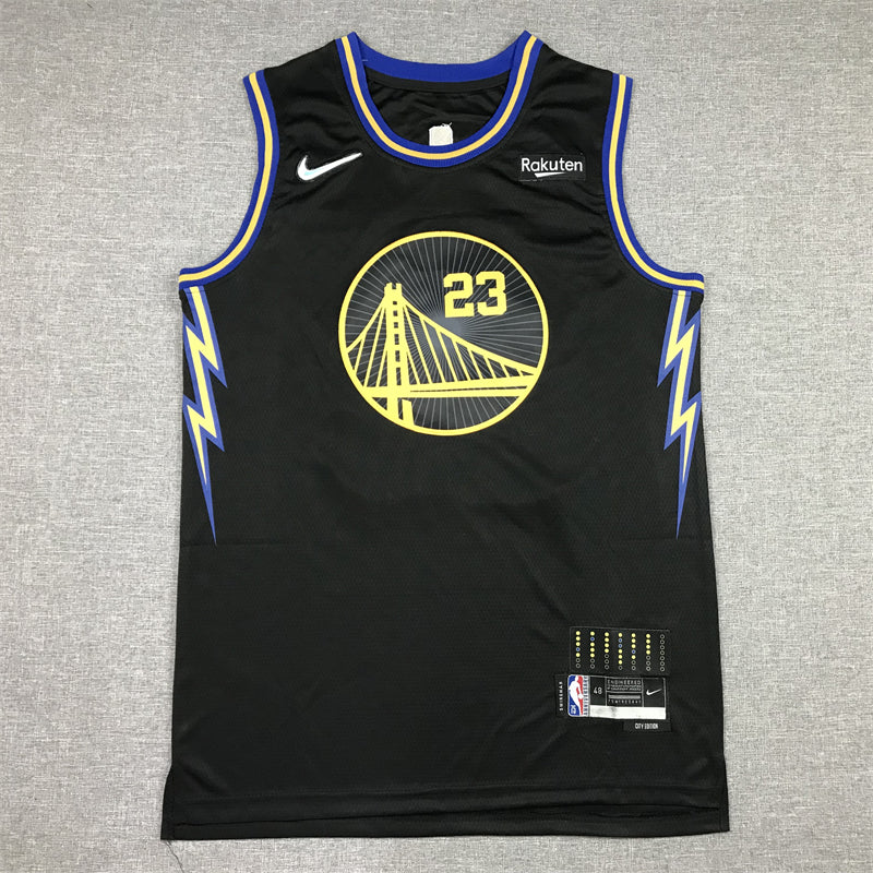 Men's Golden State Warriors Draymond Green City Edition Black Classic Jersey