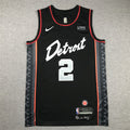 Men's Detroit Pistons Cade Cunningham Black 2023/24 Swingman Jersey - City Edition