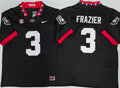 Men's Georgia Bulldogs Nate Frazier Black Game Jersey