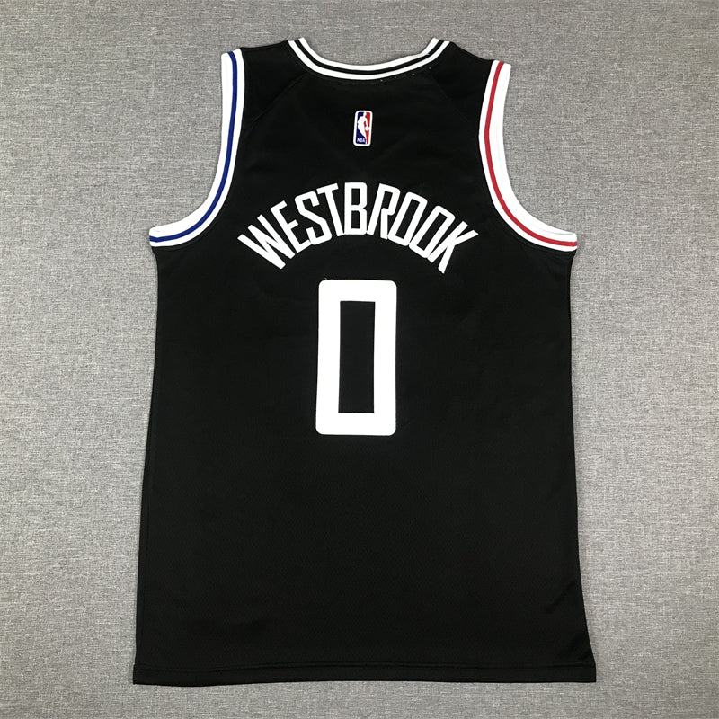 Men's LA Clippers Russell Westbrook Black 2022/23 Fastbreak Jersey - City Edition