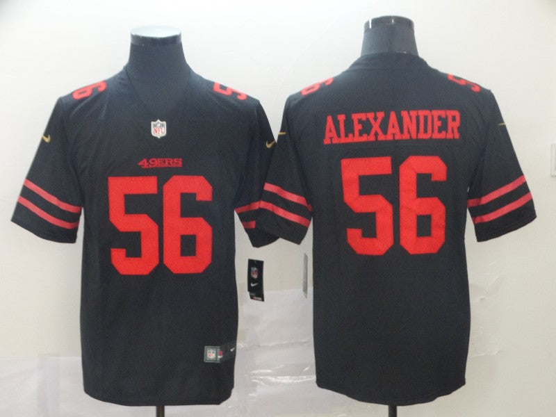 Men's San Francisco 49ers Kwon Alexander Black Game Jersey