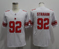Men's New York Giants Michael Strahan White Game Retired Player Jersey