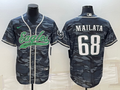 Men's Philadelphia Eagles Jordan Mailata Grey Camouflage Game Jersey Joint Edition
