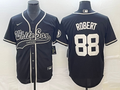 Men's Chicago White Sox Luis Robert Black Replica Player Jersey Joint Edition