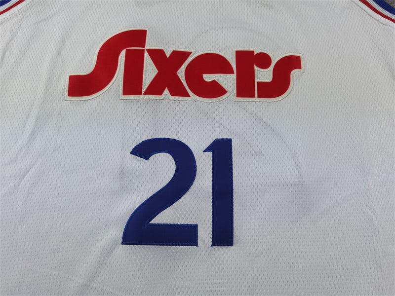 Men's Philadelphia 76ers Joel Embiid White 2024/25 Swingman Player Jersey - City Edition