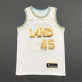 Men's Cleveland Cavaliers Donovan Mitchell The Land White City Edition Jersey