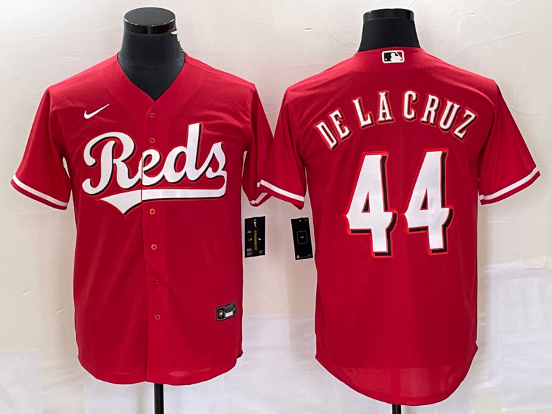 Men's Cincinnati Reds Elly De La Cruz Red Alternate Replica Jersey
