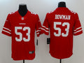 Men's San Francisco 49ers Navoro Bowman Red Game Jersey