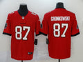 Men's Tampa Bay Buccaneers Rob Gronkowski Red Game Jersey