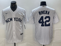 Men's New York Yankees Mariano Rivera White Limited Jersey