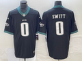 Men's Philadelphia Eagles D'Andre Swift Black Game Player Jersey