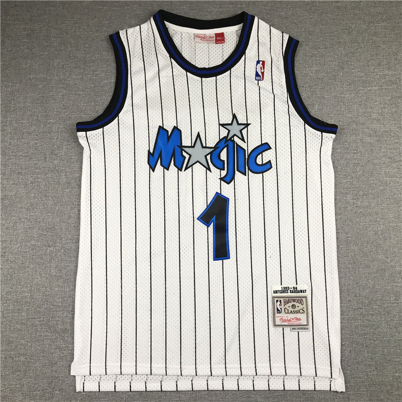 Men's Orlando Magic Penny Hardaway White Hardwood Classics Swingman Jersey