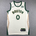 Men's Boston Celtics Jayson Tatum White 2023/24 Swingman Jersey - City Edition