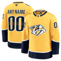 Men's Nashville Predators Fanatics Gold Home Premium Custom Jersey