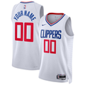 Men's LA Clippers White Swingman Custom Jersey - Association Edition