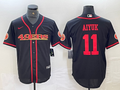 Men's San Francisco 49ers Brandon Aiyuk Black Joint Edition Player Jersey