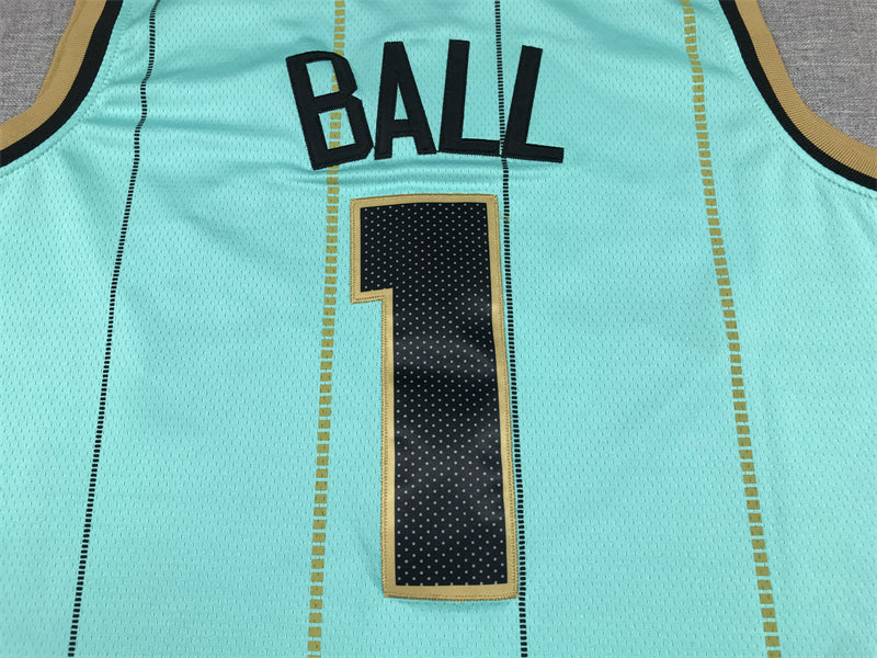 Men's Charlotte Hornets LaMelo Ball Light Green 2022/23 Swingman Jersey