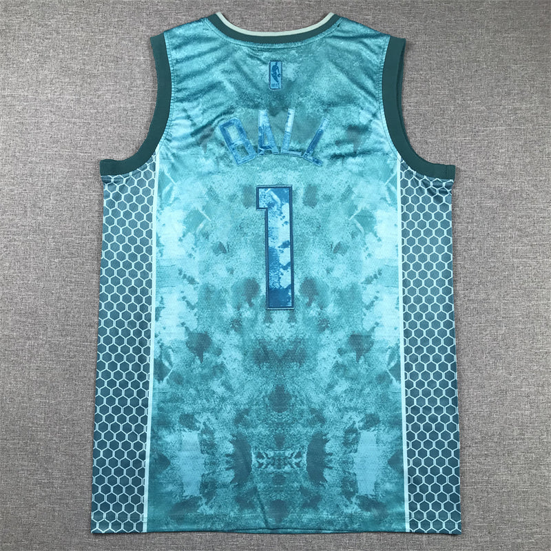 Men's Charlotte Hornets LaMelo Ball Teal Select Series Swingman Jersey