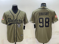 Men's Las Vegas Raiders Maxx Crosby Olive 2022 Salute To Service Limited Jersey Joint Edition