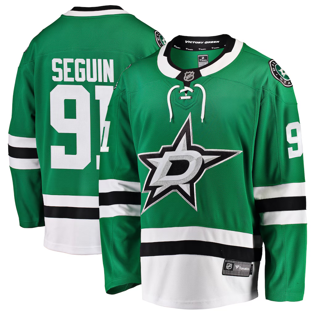 Men's Dallas Stars Tyler Seguin Fanatics Kelly Green Jersey