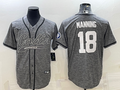 Men's Indianapolis Colts Peyton Manning Gray Game Jersey Joint Edition