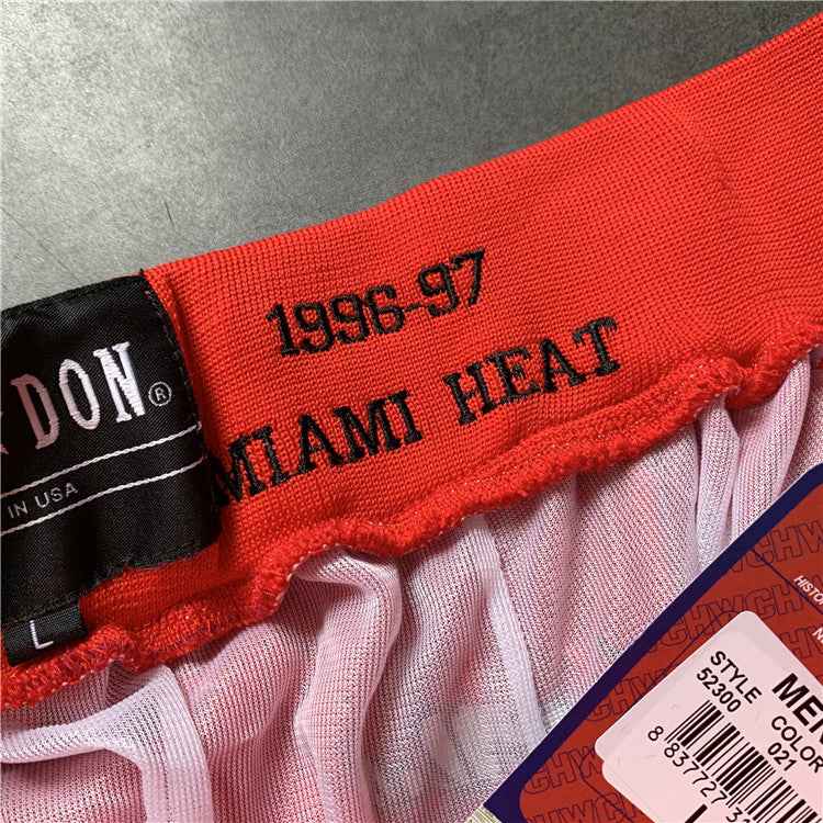 Men's Miami Heat Red Basketball Shorts