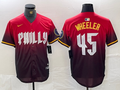 Men's Philadelphia Phillies Zack Wheeler Red 2024 City Connect Limited Player Jersey