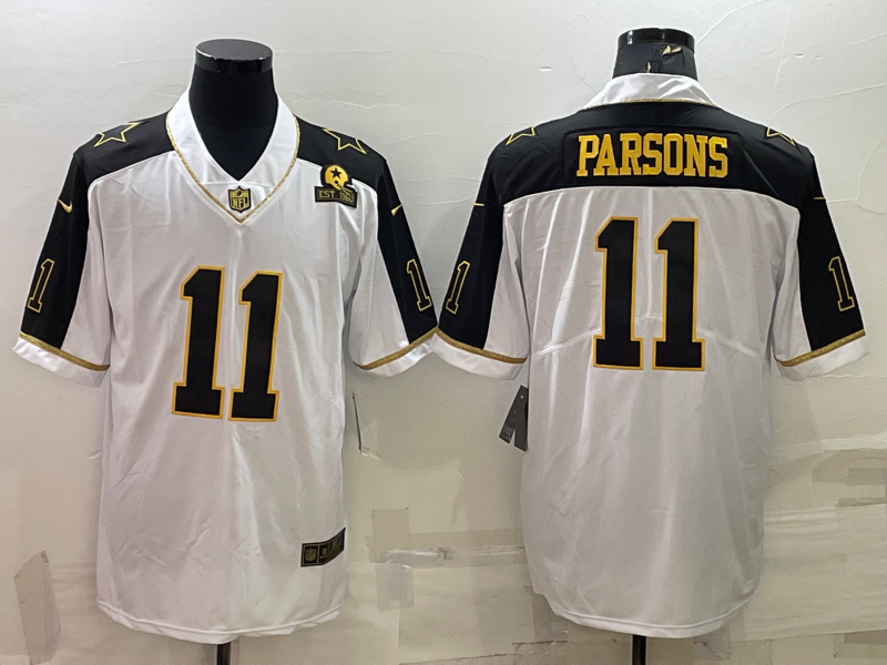 Men's Dallas Cowboys Micah Parsons White Game Player Jersey