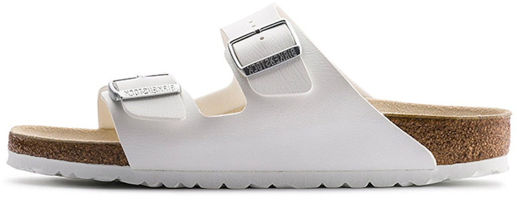 Birkenstock Arizona 51733 Birko-Flor White Fashion Slippers