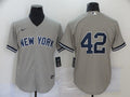 Men's New York Yankees Mariano Rivera Gray Replica Player Name Jersey