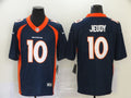 Men's Denver Broncos Jerry Jeudy Navy Game Jersey