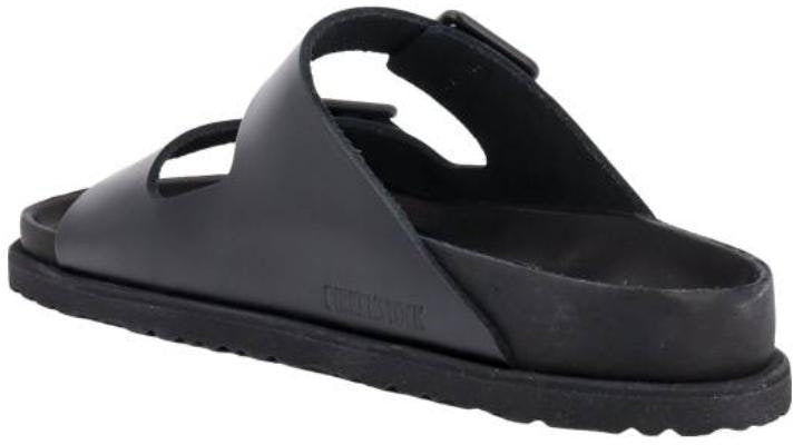 Birkenstock Arizona 1025918 Double-Buckle Black Leather Sandals